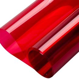 Window Stickers Transparent Colour Decoration Film Glass Hue* Thermal Control Self-adhesive