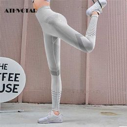 ATHVOTAR Push Up Sport Leggings Women Fitness Breathable High Waist Gym Skinny Slim Workout Running Legging 211204