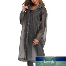 EVA Raincoat Waterproof Rain Poncho Reusable Unisex Men Women Long Clear Rain Wear Factory price expert design Quality Latest Style Original Status