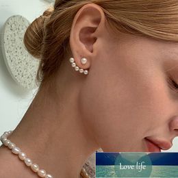 New Imitation Pearl Stud Earrings for Women Geometric Crystal Zircon Stars Earring Girls Birthday Party Banquet Jewellery Factory price expert design Quality Latest