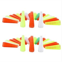 Smoking Disposable Plastic Colorful Mouthpiece For Arab Hookah Shisha 6 Sizes Testing Finger Drip Tip Tester Mouth Tips Cover Individual Package