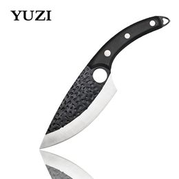 6inch Handmade Forged Kitchen Stainless Steel Chef Knife Sharp Boning Knives Meat Cleaver Hunting tool Fishing Slicing Cutter Butcher tools