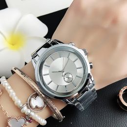 Fashion Popular Casual Top Brand Men Women Lady Girl watch Steel Metal band Quartz Wrist watches A41