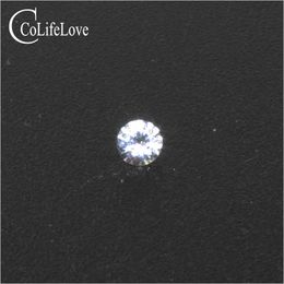 2.5mm round cut white sapphire gemstone 100% real natural VS grade white sapphire side stones for Jewellery H1015