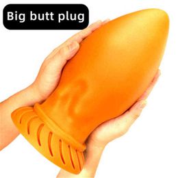 NXY Anal toys Huge Plug Silicone Large Butt Vaginal Anus Expansion Masturbator Prostate Massage Erotic Sex Toys For Men Women 1125