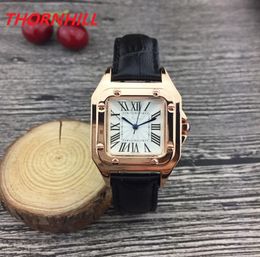 32mm Classic Women Square Designer Leather Automatic Watch Waterproof Womens Lady Watches