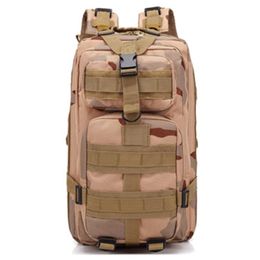 Backpack Outdoor Shoulders Bag 30L Sand Color Camouflage