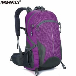 5 Colors Outdoor Multifunctional Sports Backpack Mountaineering Camping Rucksack Nylon Waterproof Daily Cycling Backpack Large Q0721