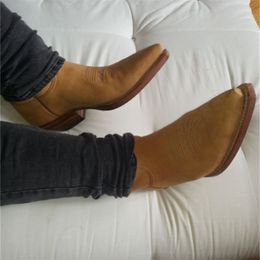 Descuento Cremallera Punta Punta Botas Hombres 2022 en venta en DHgate.com