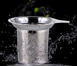 New Arrive Stainless Steel Mesh Teas Infuser Reusable Strainer Loose Tea Leaf Philtre DHL