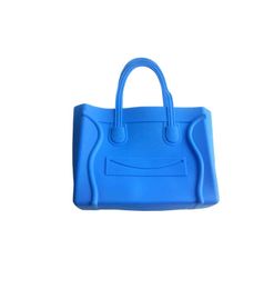 Ladi shoulder bag Colorful Jelly handbag silicone transparent bags cany women tote bags