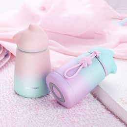 300ml Rabbit Thermo Cup Stainless Steel kid Thermos bottle For water Thermo Mug Cute Thermal vacuum flask child Tumbler Y200106 75 S2