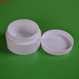100g White Plastic Cosmetic Jar Empty Lotion Container Refillable Eyecream Box High End Jars Freeshipping Wholesalegood qty
