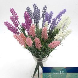 Artificial Lavender Flower Fake Plants Wedding Party Decoration Desktop DIY Flower Arrangement Photo Background Props 1