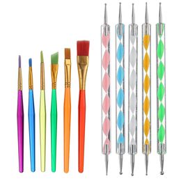 11Pcs Mandala Dotting Tools Set Rock Painting Kit Nail Art Craft Pens Paint Brushes Supplies for Adults & Kids