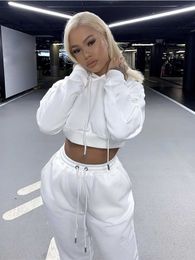 Jogging Sexy Sport Female Winter Outfits for Women Tracksuit Hoodies Sweatshirt and Sweatpants Sports 2 Piece Set Sweatsuits Y0625