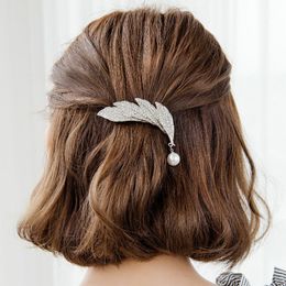 hairpin for short hair Australia - Short Female Half Tie Back of Korean Head Dish Hair Duck Beak Simple Top Clip Hairpin