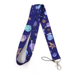 100pcs Universe star Fashion simple chain neck ID card mobile phone USB key lanyard