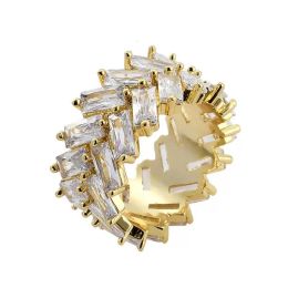 New Fashion Full Square Simulated Diamond CZ ETERNITY BAND ENGAGEMENT WEDDING Stone Rings Size 8,9,10