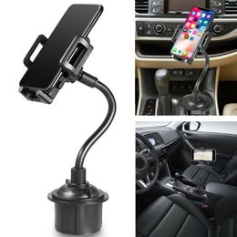 Universal Car Mount Phone Holder Gooseneck 360 Curved Lazy Cellphone Stand Cup Phones Holders