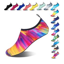 Men Women Water Shoes Swimming Shoes Solid Color Summer Aqua Beach Shoes, Seaside Sneaker Socks slippers For Men, zapatos hombre X0728