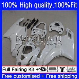 Injection Mould Fairings For DUCATI 749-999 749S 999S 749 999 Bodywork 03-06 Pearl White 15No.13 749 999 S R 03 04 05 06 749R 999R 2003 2004 2005 2006 OEM Bodys Kit