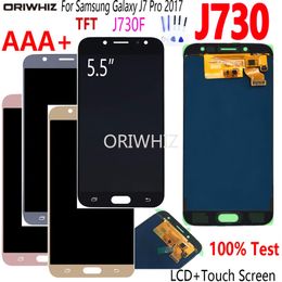 LCD for SAMSUNG Galaxy J7 Pro 2017 J730 Display Touch Screen Digitizer Assembly for SM-J730F J730FM/DS J730F/DS J730GM/DS TFT & Amoled