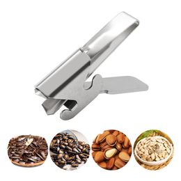 Stainless Steel Melon Seed Tongs Household Peeling Melon Seed Shell Opener Melon Seed Clip Opener Free Shipping
