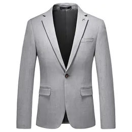 Men's Suits & Blazers High Quality Suit Four Seasons Casual Business Single West Work Wedding Dress Button Door Pocket Decoration S-5XL