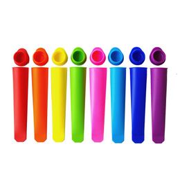 New 300pcs DIY Silicone Frozen Ice Cream Tools Old Popsicle Mold with Cover Kitchen Tools Food Grade Children Ice Pop Maker Molds T500478