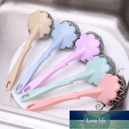 Cleaning Wire Ball Brush Scrubbing Steel Wire Ball Brush Pot Pan Kitchen Cookware Cleaning Tool Cleaning Brush Colour Random
