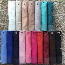 womens cashmere silk scarf 4 Season Scarfs woman Shawl Letter Pattern Long Neck 4 Leaf Clover Gold and silver thread square scarves