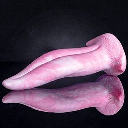 Massage YC294 Silicone Blusher Colour Tongue Soft Adult Game Masturbation Sex Toys For Women Massage Labia Or Clitoris Suck Dildos