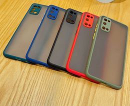 Skin Feeling Eye Protection Hybrid TPU+PC Matte Cases Cover FOR Samsung Galaxy M31 M51 M30S M31S NOTE 20 ULTRA 100PCS/LOT