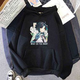 Sexy Girl Hoodies Genshin Impact Print Women's Sweatshirt Anime Boy Pullover Tracksuit Mens Hoodie Kids Hip Hop Clothes Sudadera Y0901