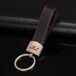 Car Keychain Three-Color Standard Keychain Keyring Metal Key Ring Key Chain Creative Key Holder Auto Accessories