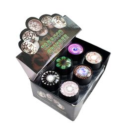 40mm Herb grinder with 3 layer tobacco grinders for smoke accessories smoking pipes acrylic grinders in stock