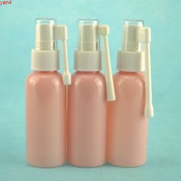 300pcs/lot 50ml Nasal Spray Refillable Bottles Plastic Empty Travel Makeup Setting Set Refill Beauty Water Pink Bottlegoods