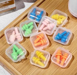Other Bath Toilet Supplies Silicone Earplugs Bathroom Swimmers Soft and Flexible Ear Plugs for shower travelling & sleeping reduce noise Ear plug SN3330