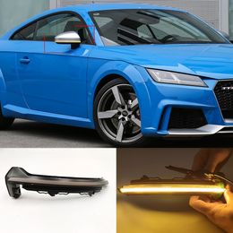 Dynamic Blinker For Audi TT MKIII III 3 8S R8 LED Turn Signal 2015 2016 2017 2018 2019 TTRS Side Mirror Lights arrow