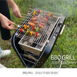 -Grill au charbon de charbon Colapide et portable Design BBQ Grill pour barbecue extérieur A53 A30