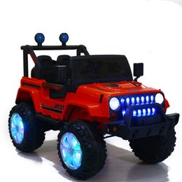 Children's Baby Electric Car Four-wheel Off-road Vehicle Child Remote Control Four-drive Truck Baby Stroller Toy Fun Toy Gift