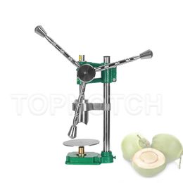 Stainless Steel Kitchen Adjustable Coconut Capping Machine Fresh Fruit Green Coconuts Drilling Equipment