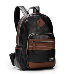 Korean Version Of Large bags Capacity luxurys Backpack Soft PU Leather Waterprof Wearable Women Laptop Backpacks Fashion Mens School