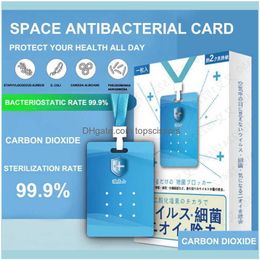 Card Disinfectant Devices Care Health & Beautycard One Size Blue Sterilisation Mite Elimination Student School Bus Disinfection Child Protec
