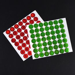 Custom Laser Anti-cunterfeit Hologram Adhesive Stickers Labels Green and Red Security Holographic Package Label One Time Used