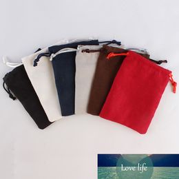 10pcs/lot 9*12cm high quality soft suede drawstring pouch factory wholesale Wedding decor packing Jewellery pouch bag