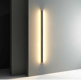 Minimalist Creative Long Wall Lamp ModernLED Wall Lamp Living Room Bedside Aluminium Wall light Ligting Sconce 210724