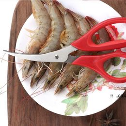 NEWNew Popular Lobster Shrimp Crab Seafood Scissors Shears Snip Shells Kitchen Tool Popular fast Shipping EWA4715