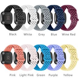 Replacement Band For Fitbit Versa 3 Strap For Fitbit Sense Silicone Bracelet Colorful Wristband Smart Watch Accessoriess Belt